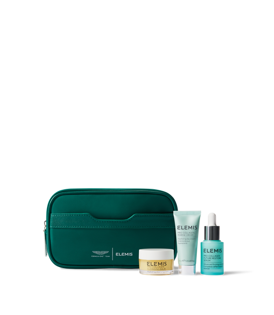 مجموعة العناية المثالية لتجديد البشرة المطوّرة  إيلميس x أستون مارتن أرامكو فورمولا ون&trade;