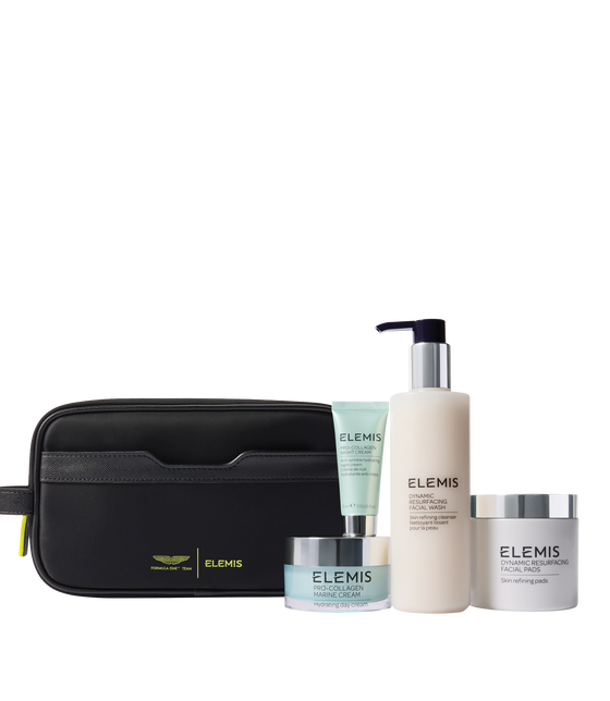 مجموعة العناية الفاخرة بالبشرة من إيلميس xأستون مارتن أرامكو فورمولا ون&trade;