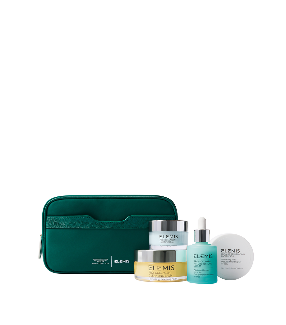 ELEMIS x Aston Martin Aramco Formula One™ Team Iconic Skincare Collection elemis x aston martin aramco formula one team iconic skincare collection